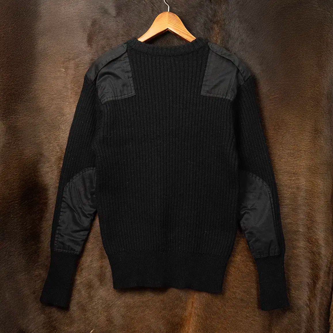 42 90s ミリタリー イングランド ウール コマンド ニット MT-1388