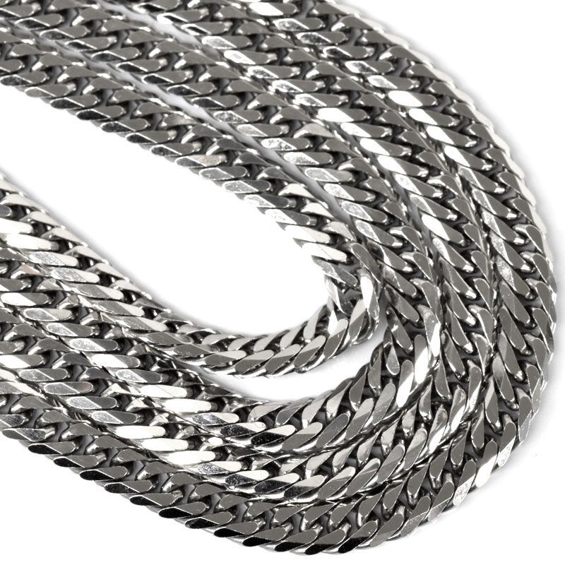  Pt 850 6面ダブル 18.4 g 45 cm 喜平ネックレス 6面 6面W 18 キヘイ プラチナ メンズ レディース ネックレス アクセサリー