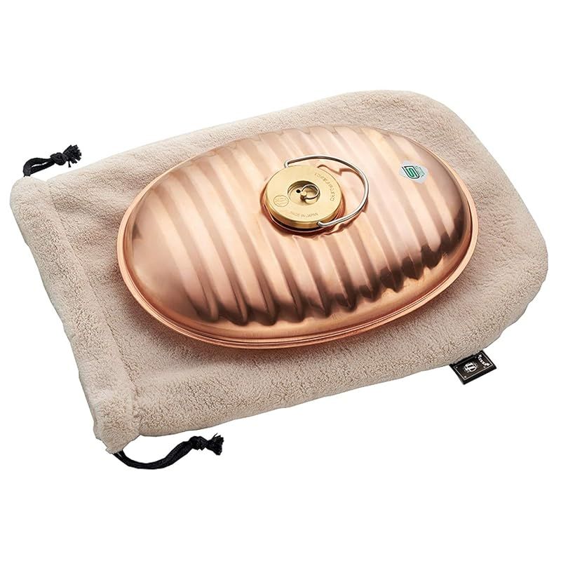 マルカ 湯たんぽ 純銅 2.2L 袋付 本体 CF-22