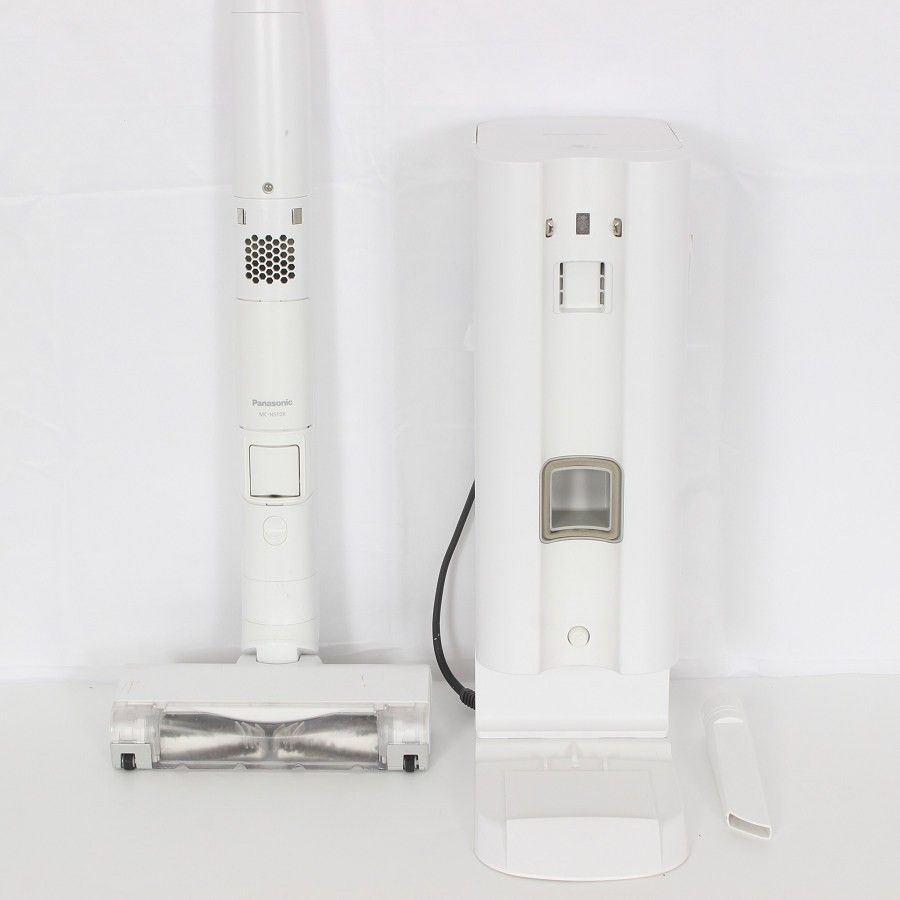 パナソニック パワーコードレス MC-NS10K-W ホワイト セパレート型コードレススティック掃除機 クリーンドック Panasonic 本体