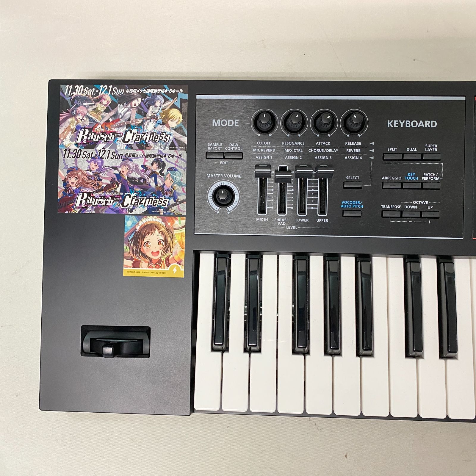 浜館63-21 店舗併売品 ローランド シンセサイザー Roland JUNO-DS61 品