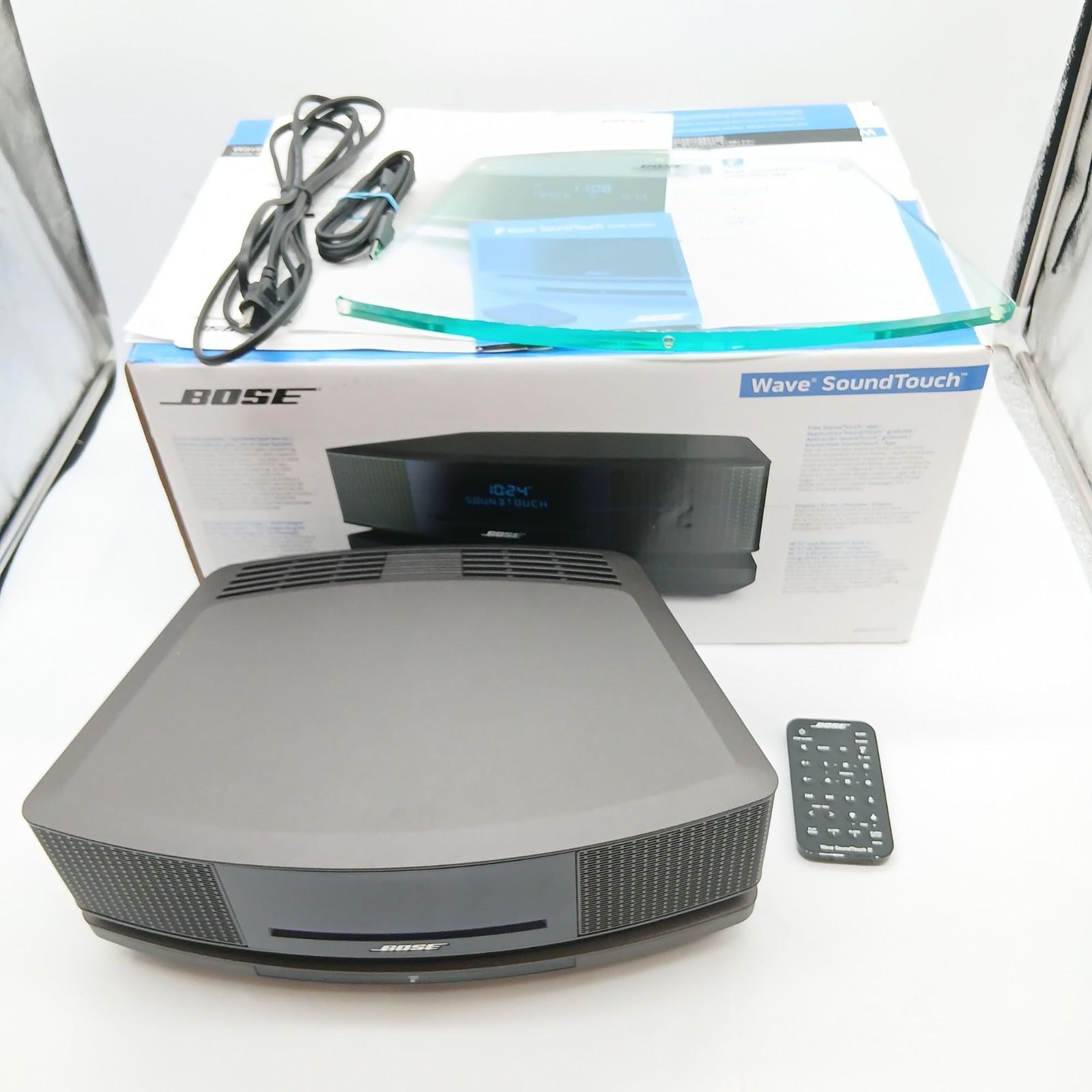 No.4107 Bose Wave SoundTouch music system IV CDプレーヤー ラジオ Bluetooth Wi-Fi接続 リモコン 36.8cm W x 10.9cm H x 22.1cm D 4.0kg