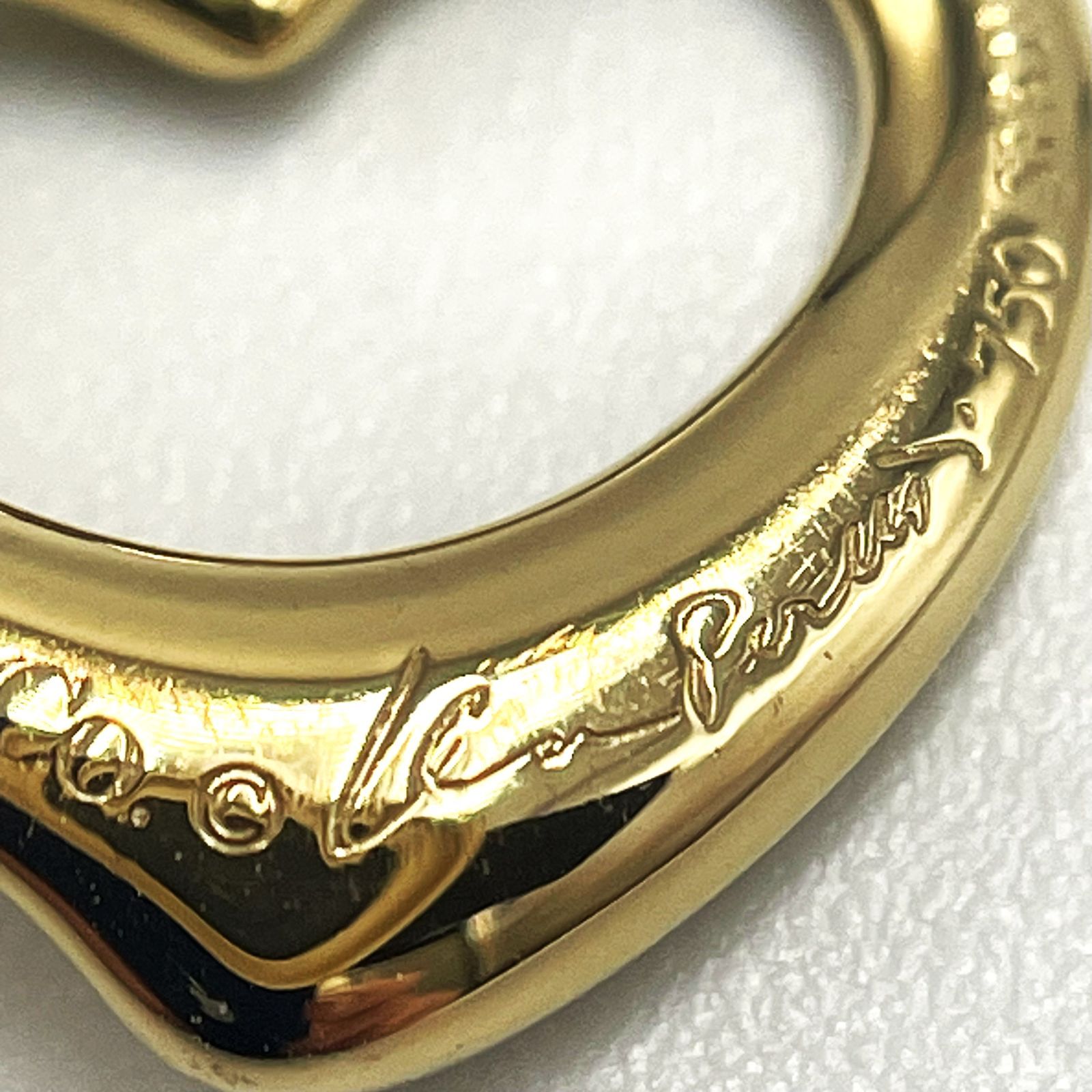 オープンハート ペンダントトップのみ