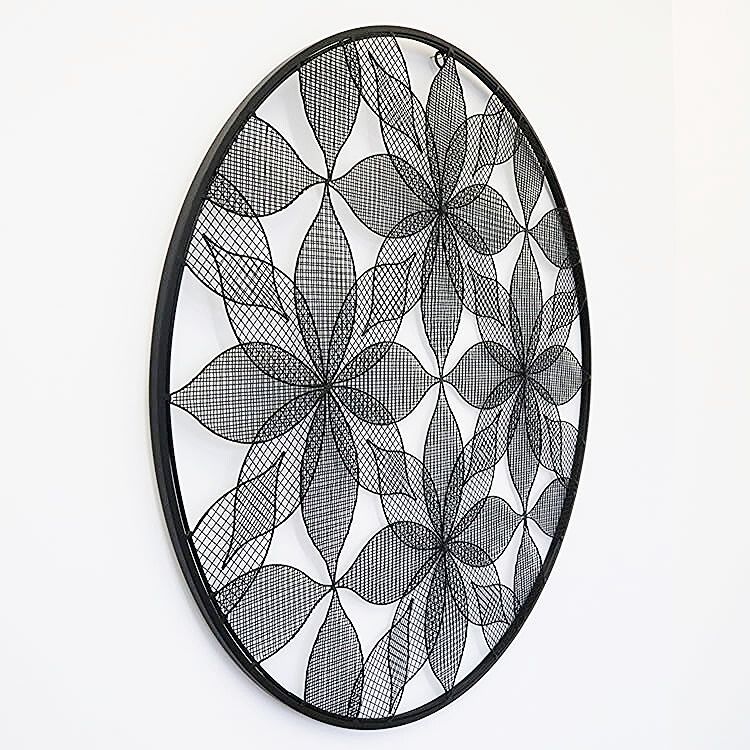 ウォールアートパネル 壁掛け 壁飾り 丸型 インテリア 壁 アートパネル 北欧 雑貨 リビング おしゃれ モダン 装飾 ウォールデコレーション シンプル ウォールアート 壁デコ アートボード インテリア雑貨 壁面装飾 ウォールアクセント ブラック