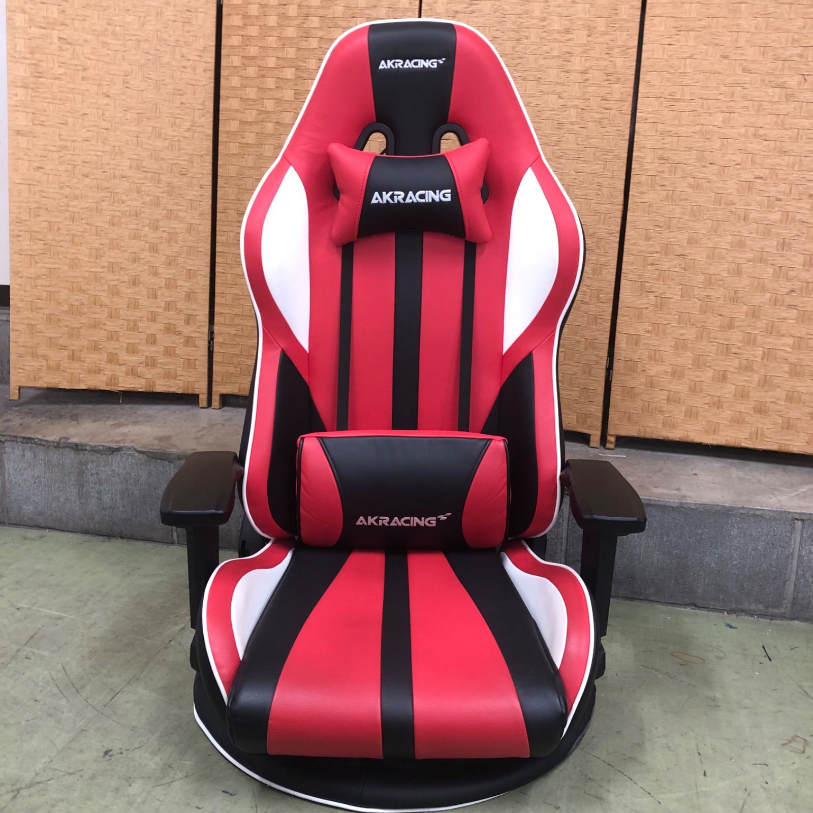 げ交渉 AKRACING エーケーレーシング 座 V2 GYOKUZA ゲーミングチェア 座椅子 レッド 直接 横浜市保土ヶ谷区