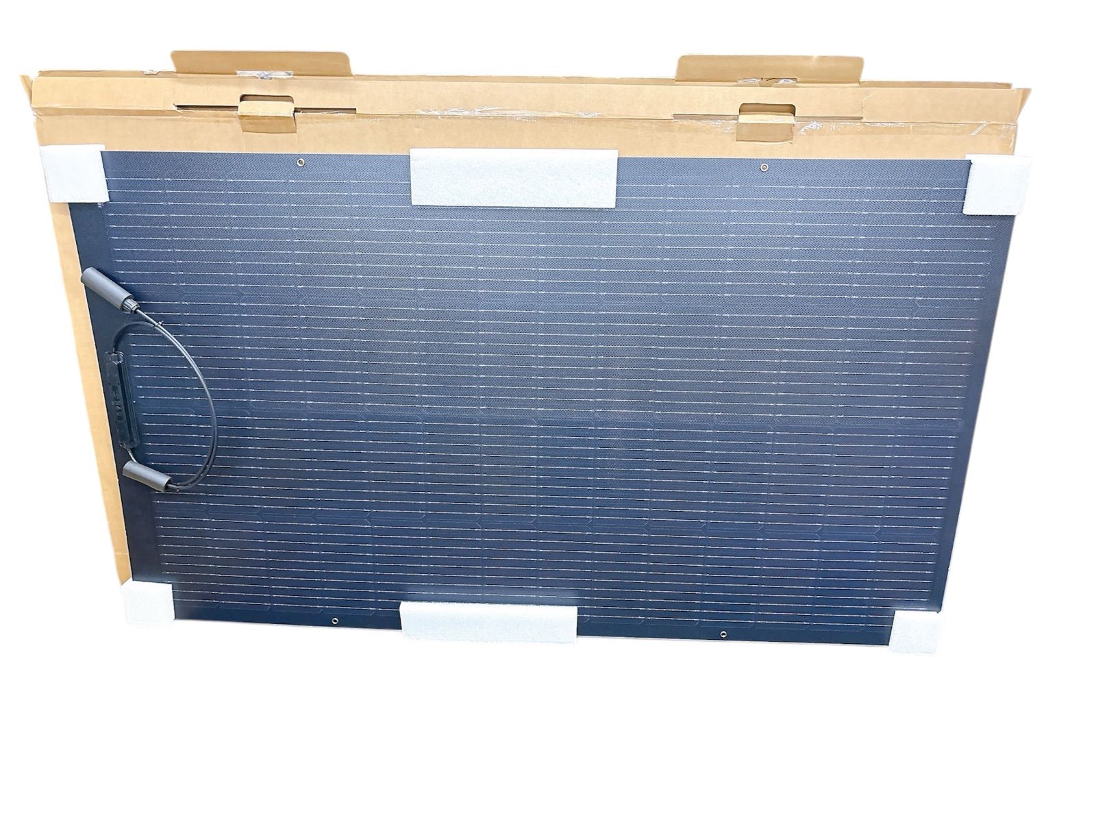  ソーラーパネル フレキシブル 200 W 単結晶 ETFE フレキシブルソーラーパネル 270°折り曲げ 0 25 cm超薄型ポータブル IP 68防水 23 変換率 バッテリーシステム キャンプ 緊急用 発電機 ポータブル電源 防災関連グッズ