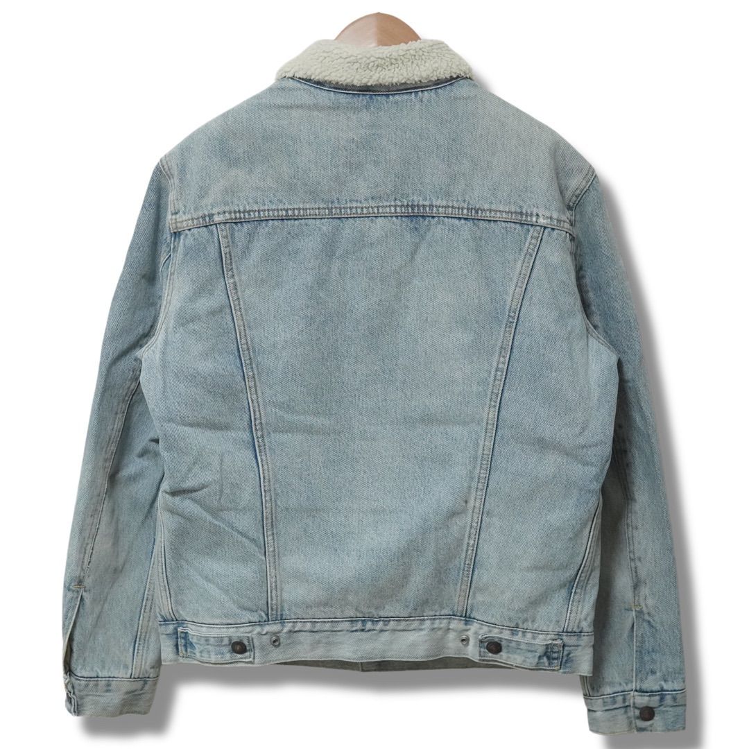 Levi's PREMIUM デニム ボアジャケット M インディゴブルー リーバイス