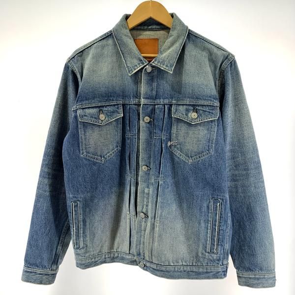 DENHAM × FULL COUNT デニムジャケット サイズL 01-22-03-20-020 ブルー デンハム×フルカウント 19