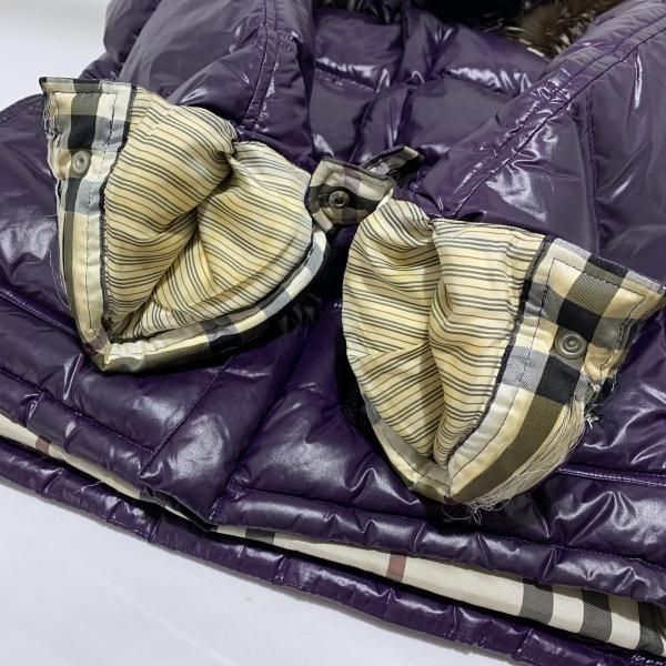 中古】BURBERRY BLACK LABEL ダウンジャケット サイズLL BMP75-127-36