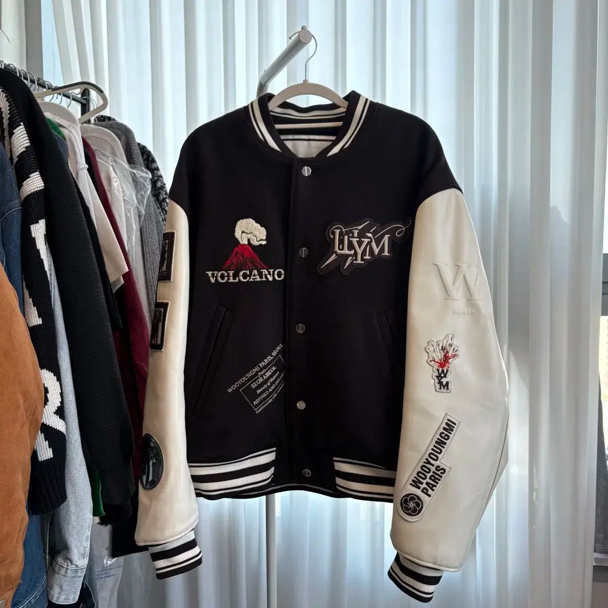 48 WOOYOUNGMI ウーヨンミ ボールケイノ スタジャン ジャケット