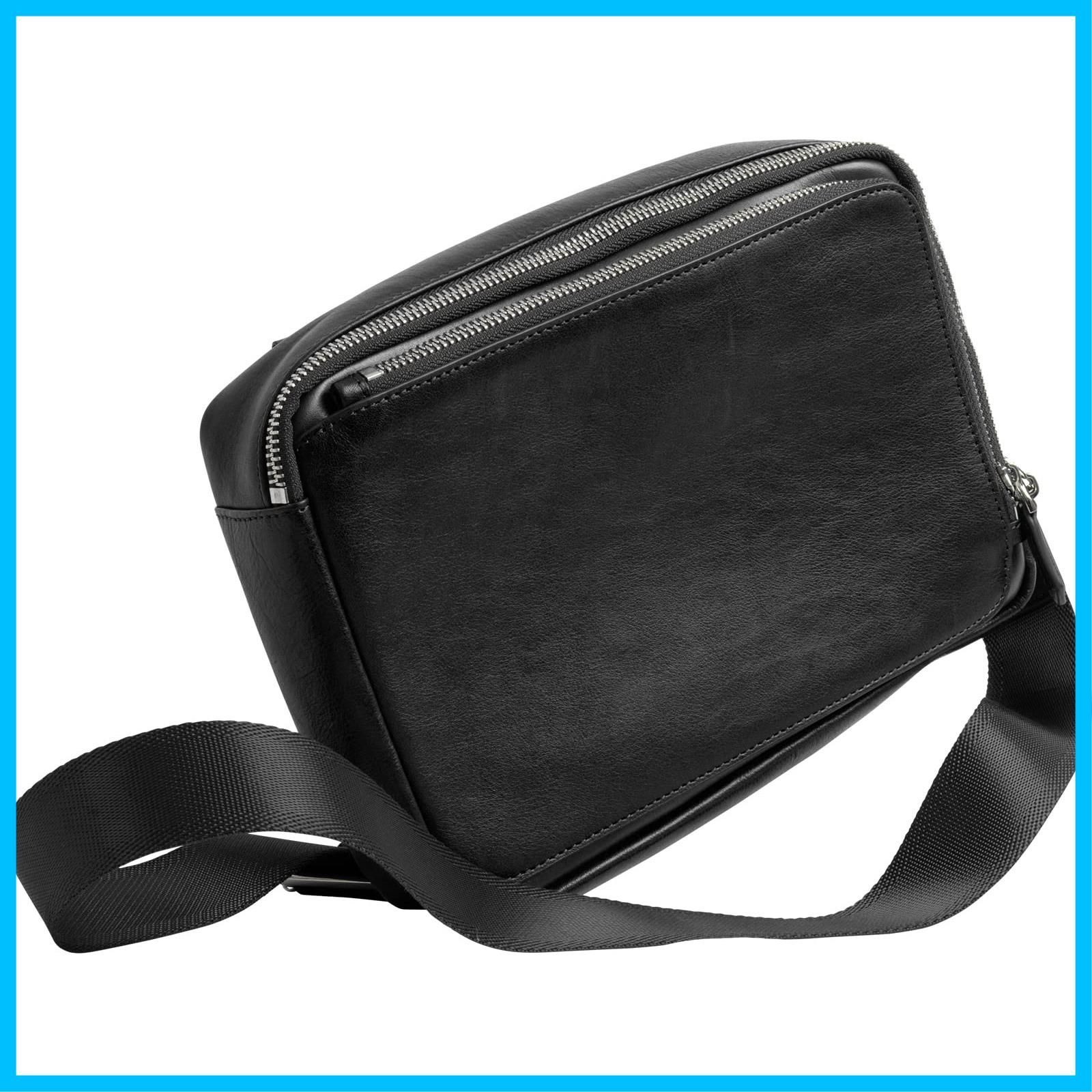 本革 メンズ 斜め掛け イタリアンレザー ボディバッグ 肩掛け ショルダーバッグ 2WAY 大容量 コンパクト Teporna 小物入れ カバン Dom カジュアル バッグ