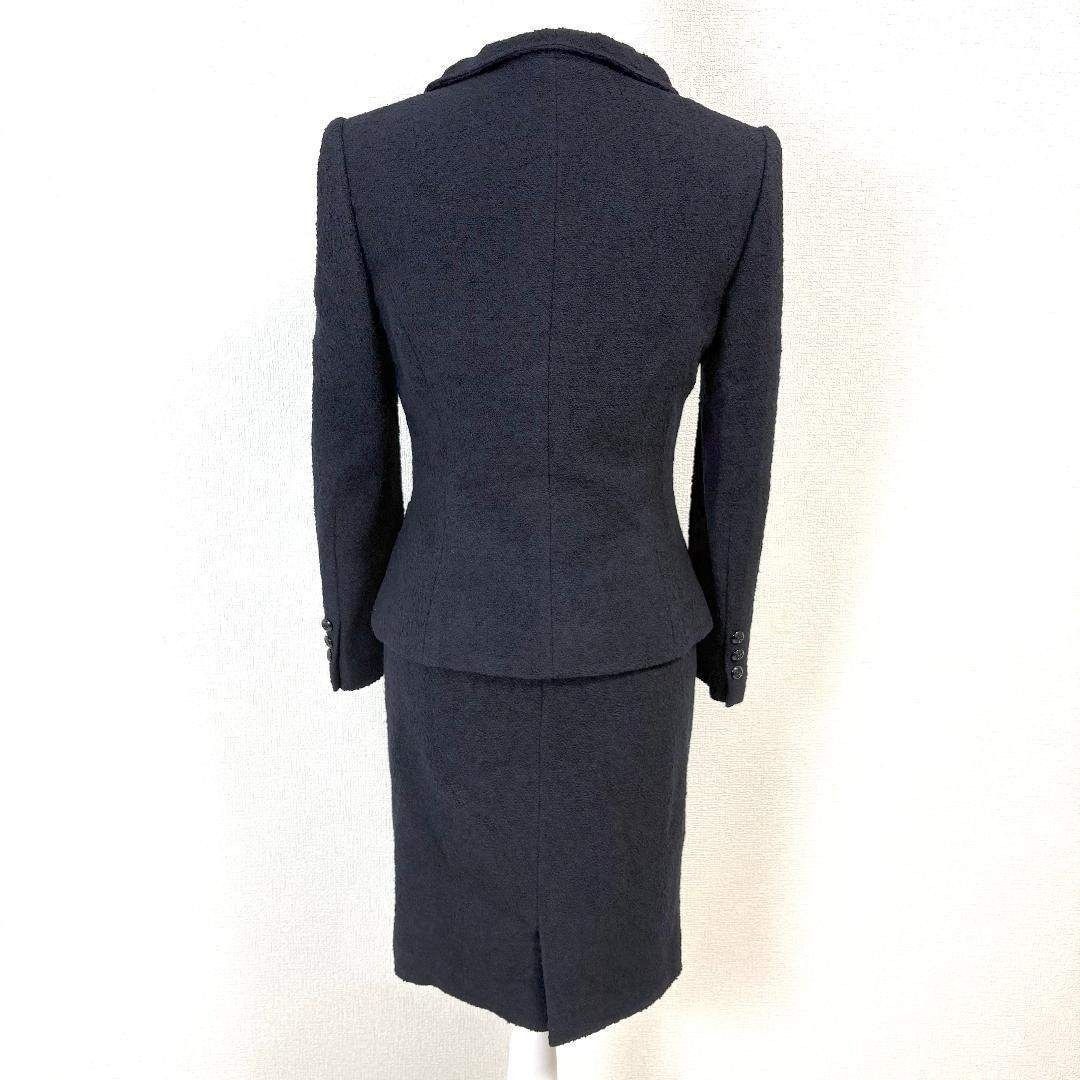 ウエストゴムウールスカートセットアップ