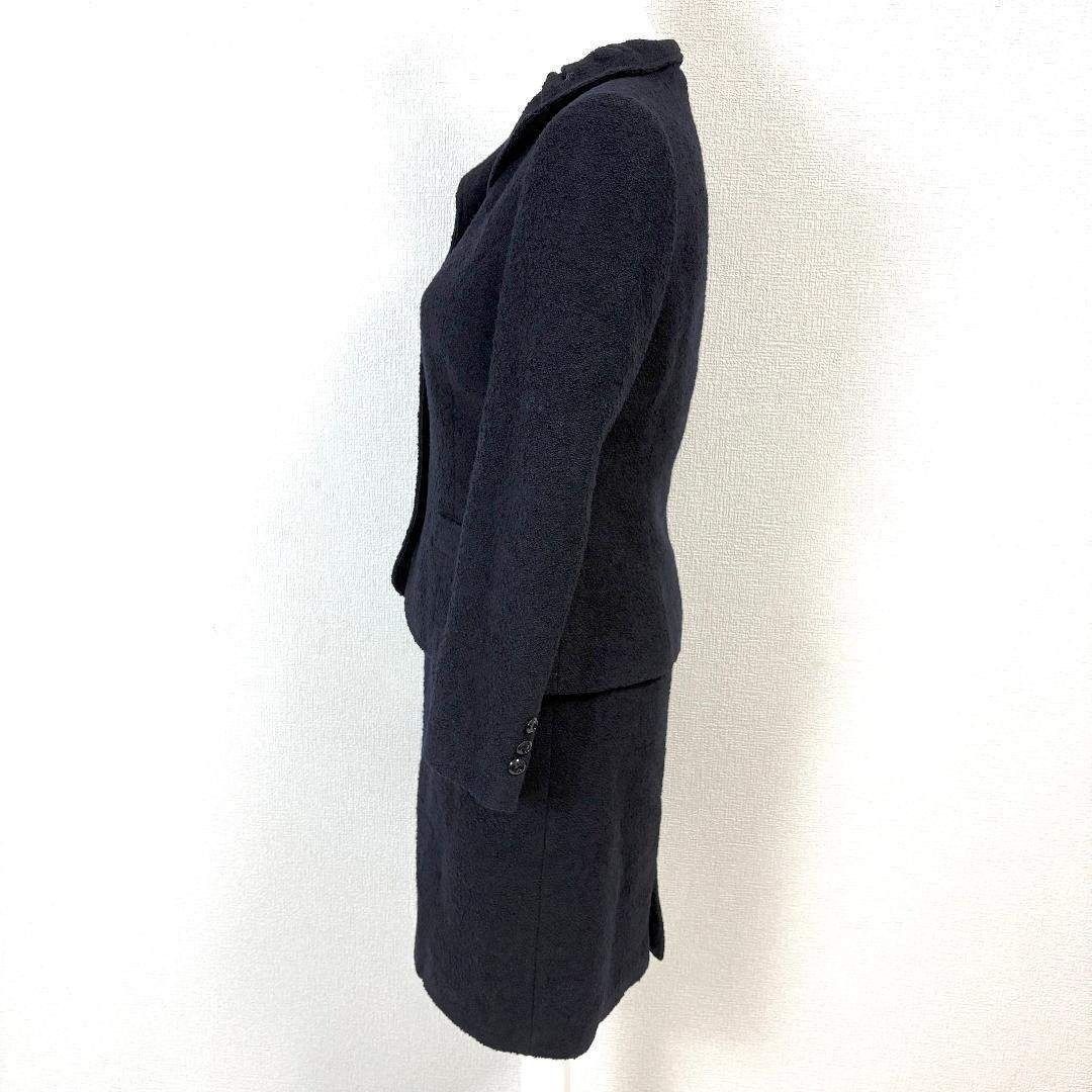  ミスアシダ ウエストゴムウールスカートセットアップ 7 ネイビー その他 スーツ フォーマル