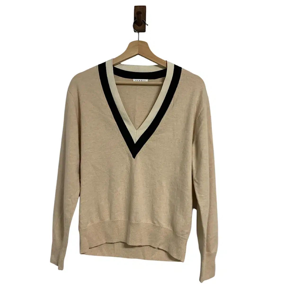 サンドロ レディース ウール カシミア ブレンド Vネック ニット 2