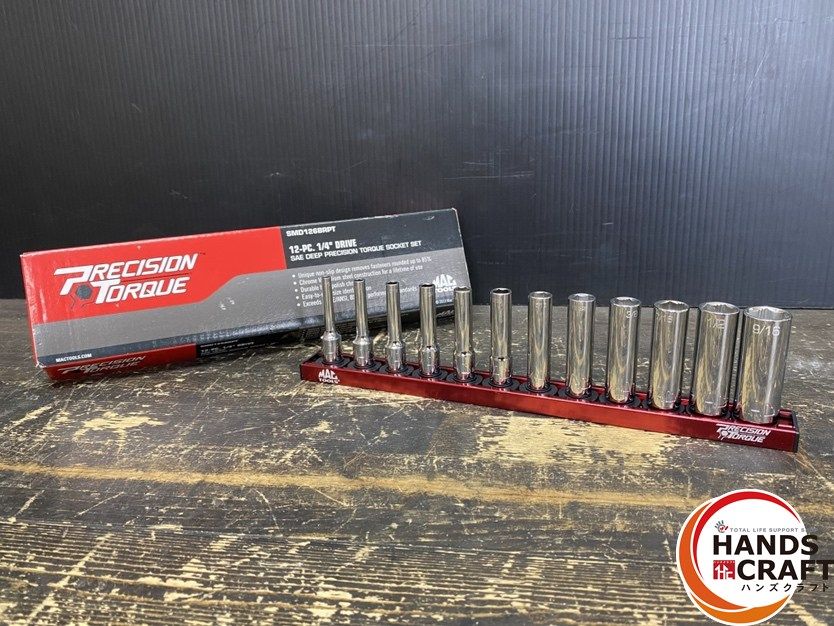 保管 MAC TOOLS マックツールズ SMD126BRPT ソケットセット 12Pc. 1 4Dr
