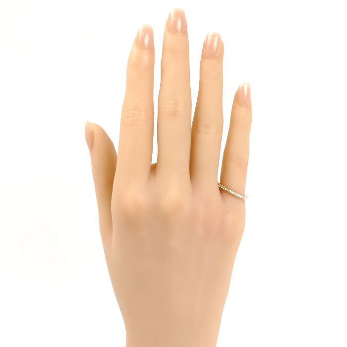 Ponte Vecchio ポンテヴェキオ K18PG ピンクゴールド フルエタニティ ダイヤ リング 指輪 GL0009R010WDPG ダイヤモンド0.29ct 5号 1.6g レディース FORTGASGNV_COM_BR