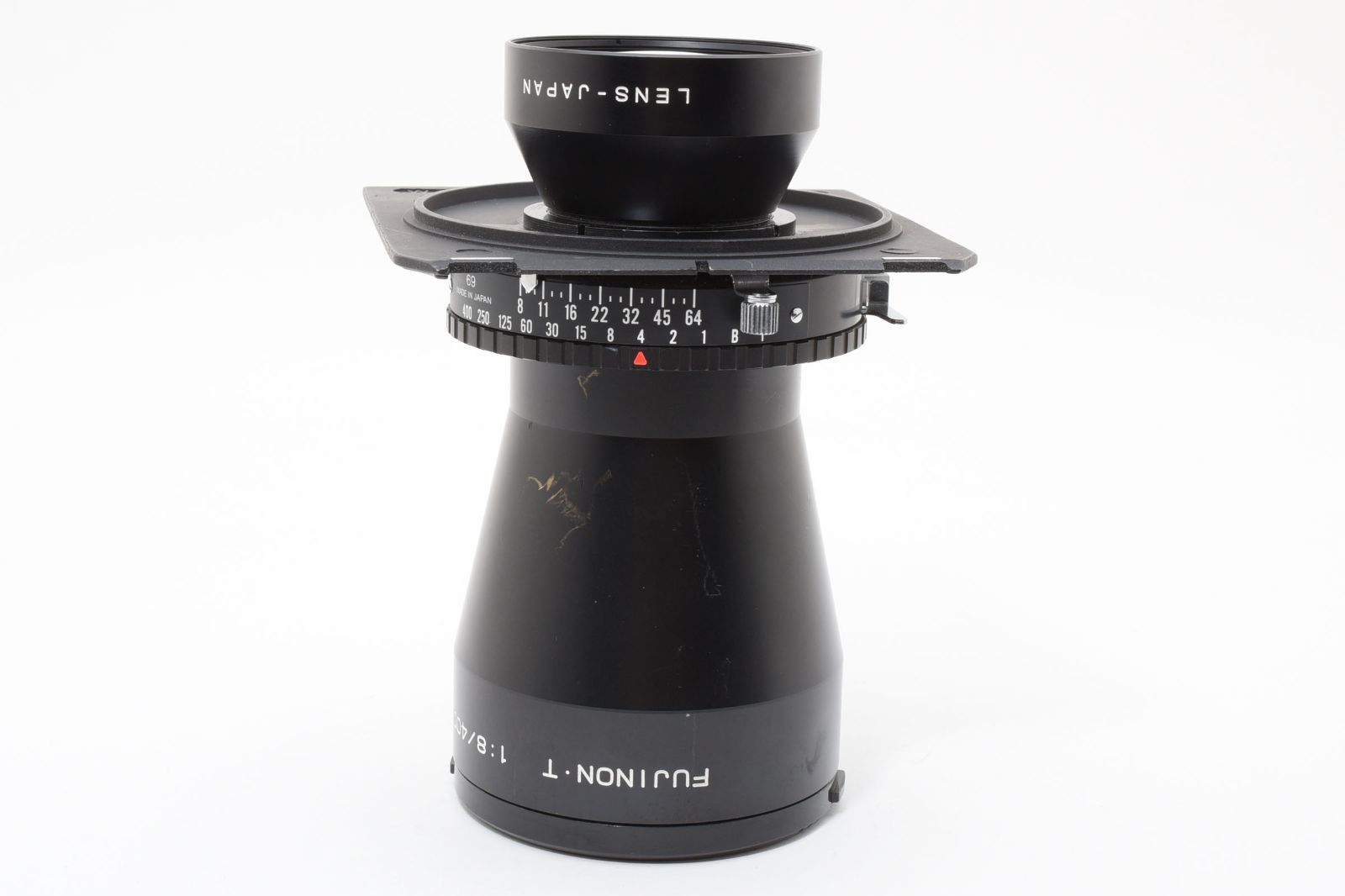  Fujifilm Fujinon T 400 mm F 8 大判レンズ COPAL 0 シャッター付 WISTAボード付 動作良好 光学 フジフイルム フジノン 中判 大判用 レンズ(単焦点) カメラ