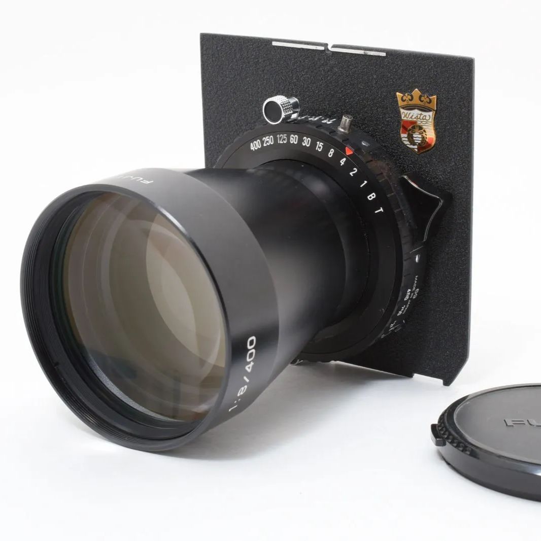 Fujifilm Fujinon T 400mm F8 大判レンズ COPAL 0 シャッター付 WISTAボード付 動作良好 光学 フジフイルム フジノン T400 8 中判 大判用