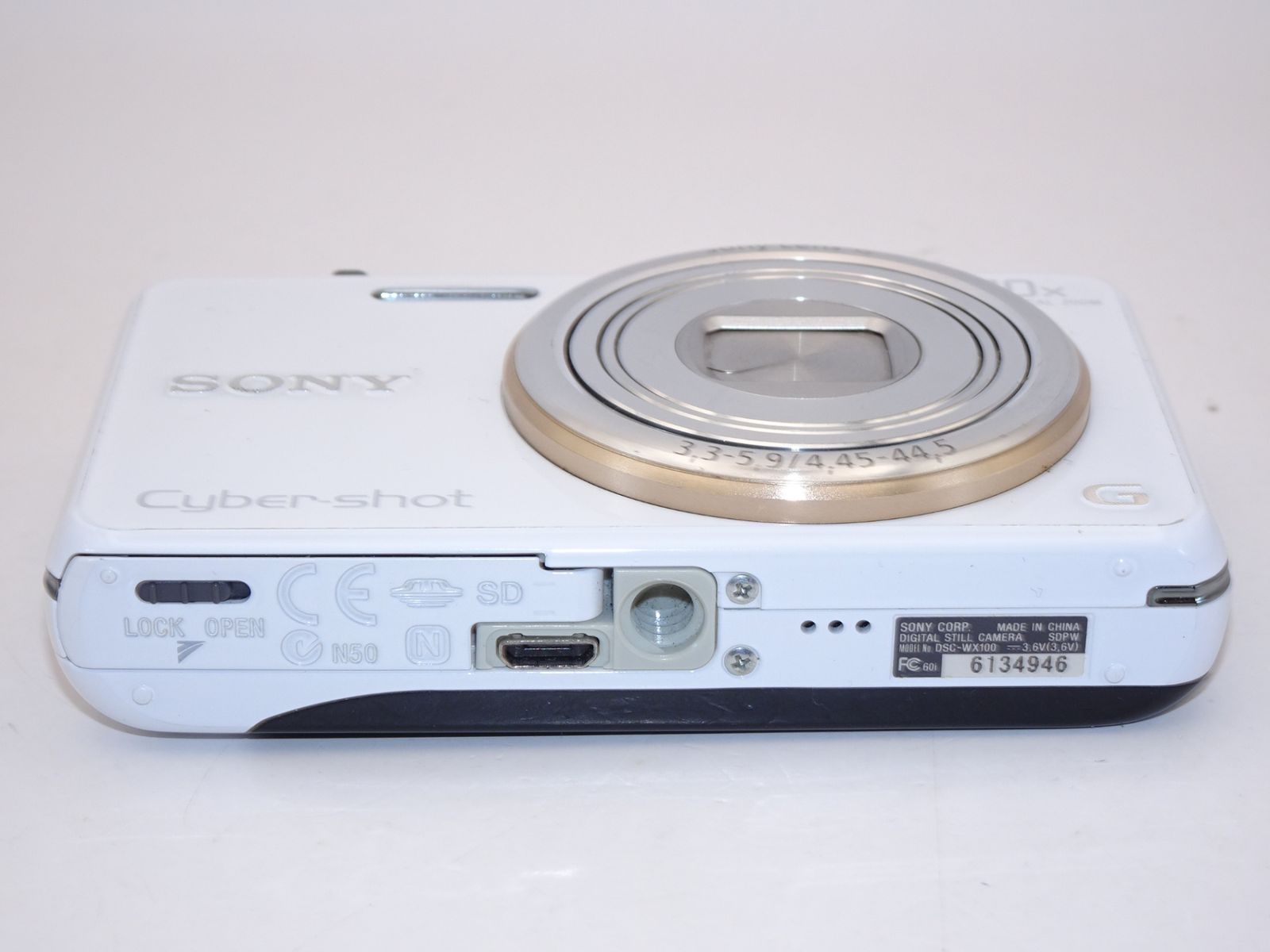  SONY Cyber shot WX 100 ホワイト コンパクトデジタルカメラ デジタルカメラ