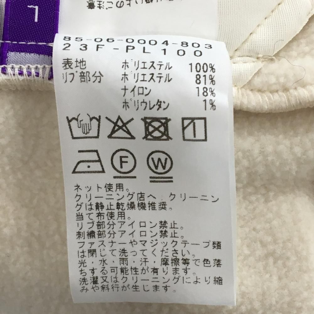 超 ビームスゴルフ フリースベスト ライトベージュ ロゴ刺しゅう レディース L ゴルフウェア モデル BEAMS GOLF LLC-HASEGAWATOSO_COM