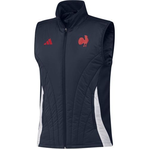 アディダス ラグビー フランス代表 FFR 2025 2026 スリーブレス トレーニング ベスト 紺 ネイビー 黒 ブラック 公式モデル 日本未発売