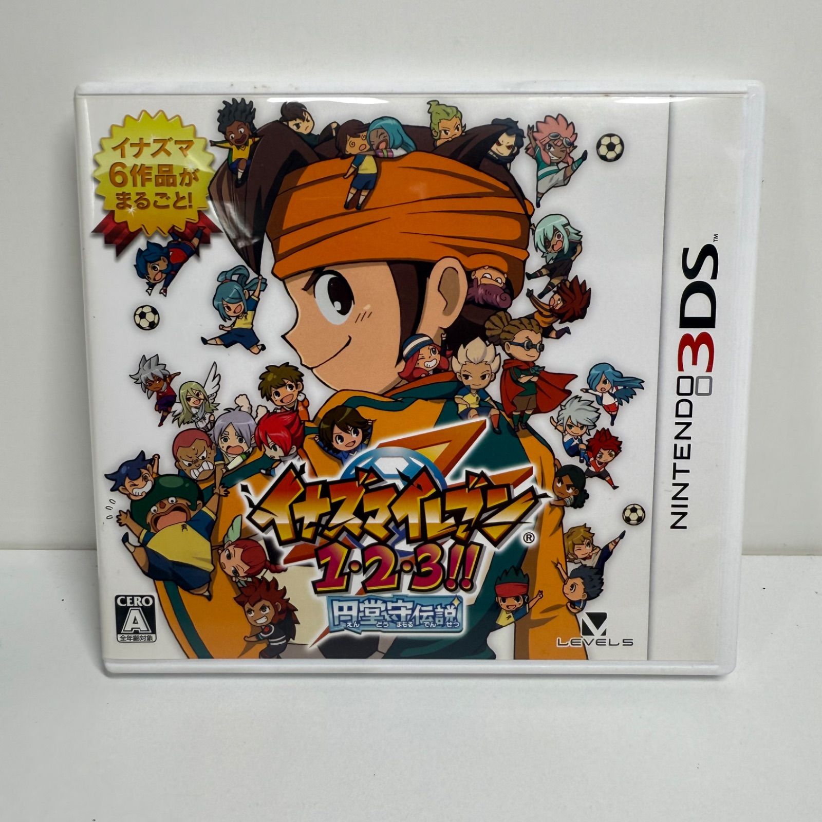 現状品】Nintendo 任天堂 3DS ソフト イナズマイレブン 1・2・3 遠藤守