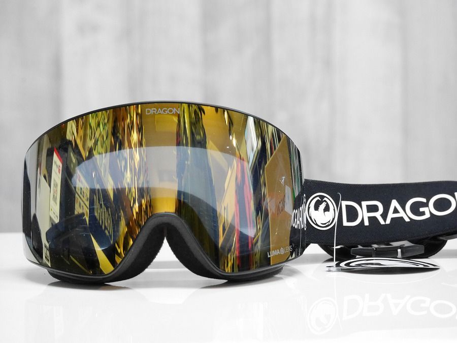 26 DRAGON PXV - PREMIUM BLACK LUMALENS J.GOLD ION ゴーグル ジャパンフィット