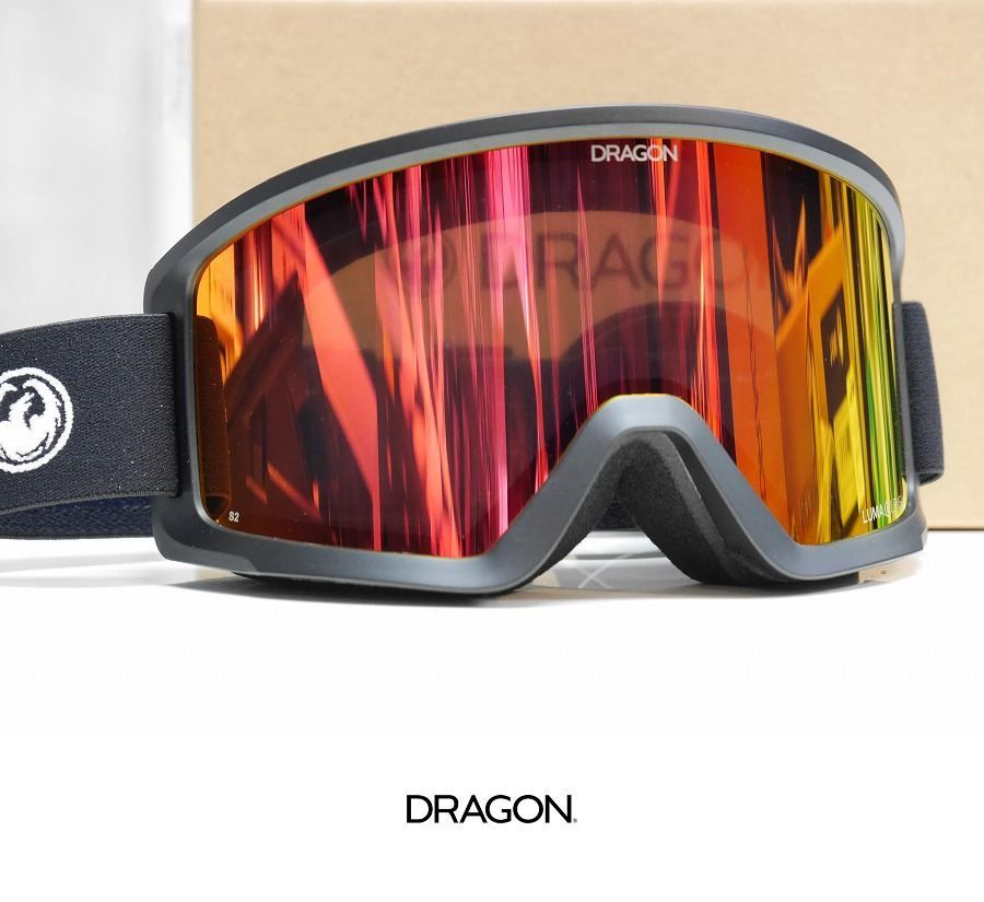 26 DRAGON DX3 L - AUTHENTIC - LUMALENS J.RED ION ゴーグル ジャパンフィット