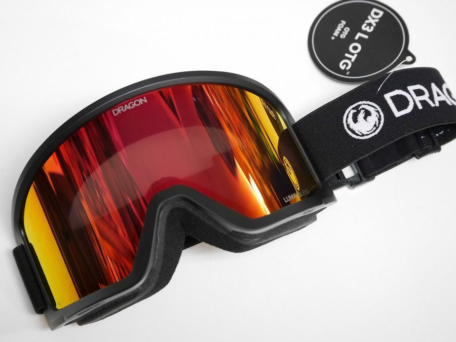 26 DRAGON DX 3 L - LUMALENS J.RED ION ゴーグル ジャパンフィット