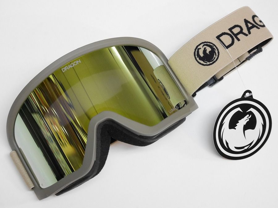 26 DRAGON DX 3 L - LITE DESERT TAN LUMALENS J.GOLD ION ゴーグル ジャパンフィット