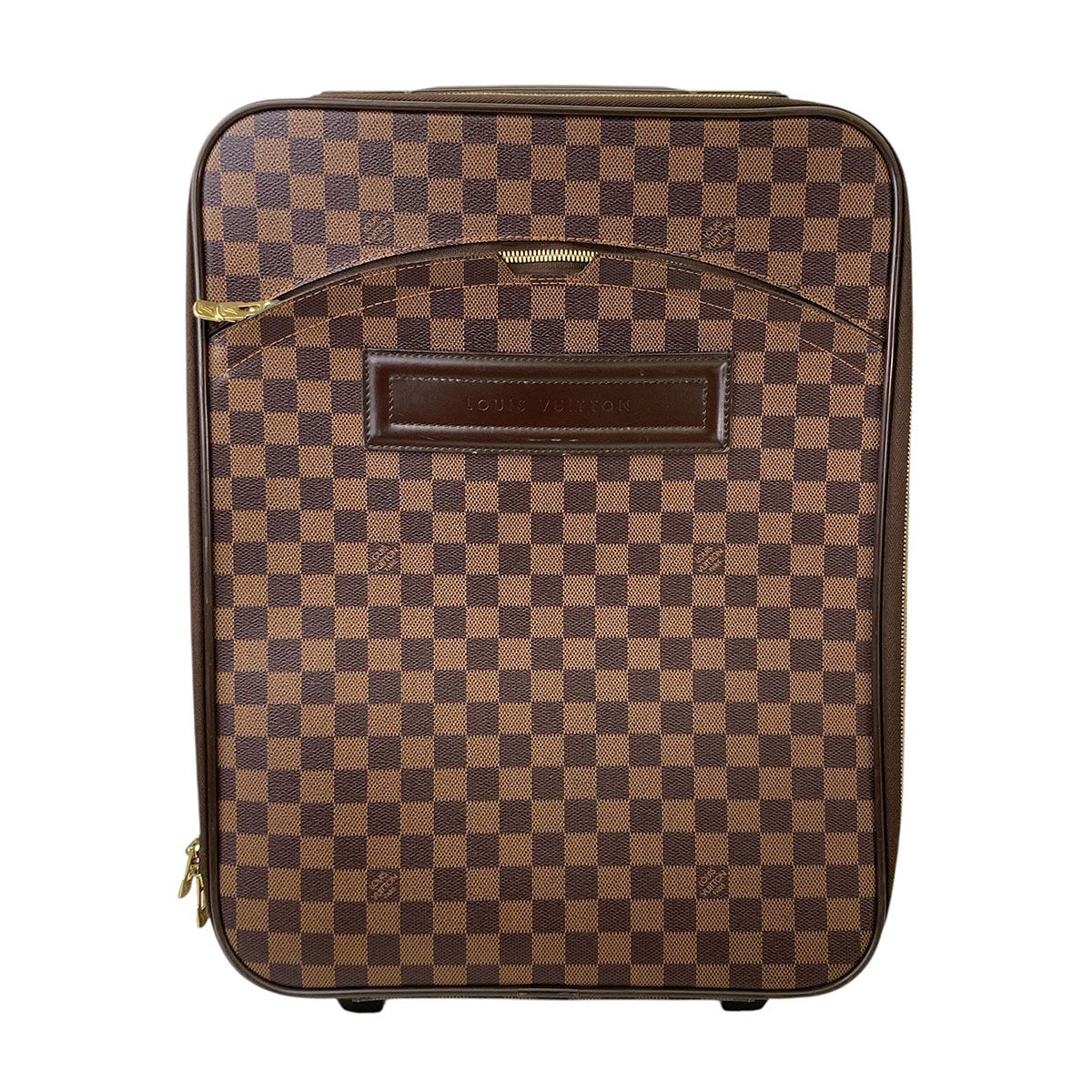 LOUIS VUITTON ルイヴィトン ダミエ ペガス45 キャリーバッグ N23293 ダミエキャンバス レザー ブラウン レディース