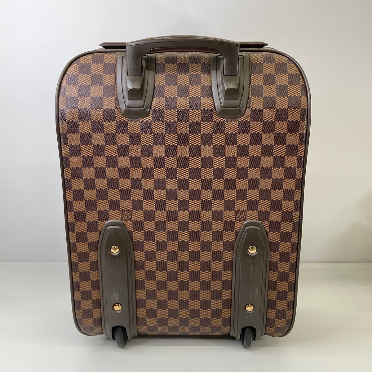LOUIS VUITTON ルイヴィトン ダミエ ペガス45 キャリーバッグ N23293 ダミエキャンバス レザー ブラウン レディース DECORATOM_COM_BR