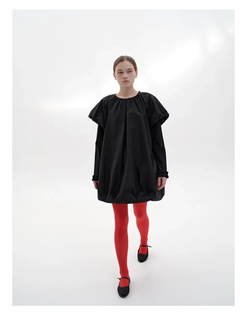 コスモス コスモス volume mini dress