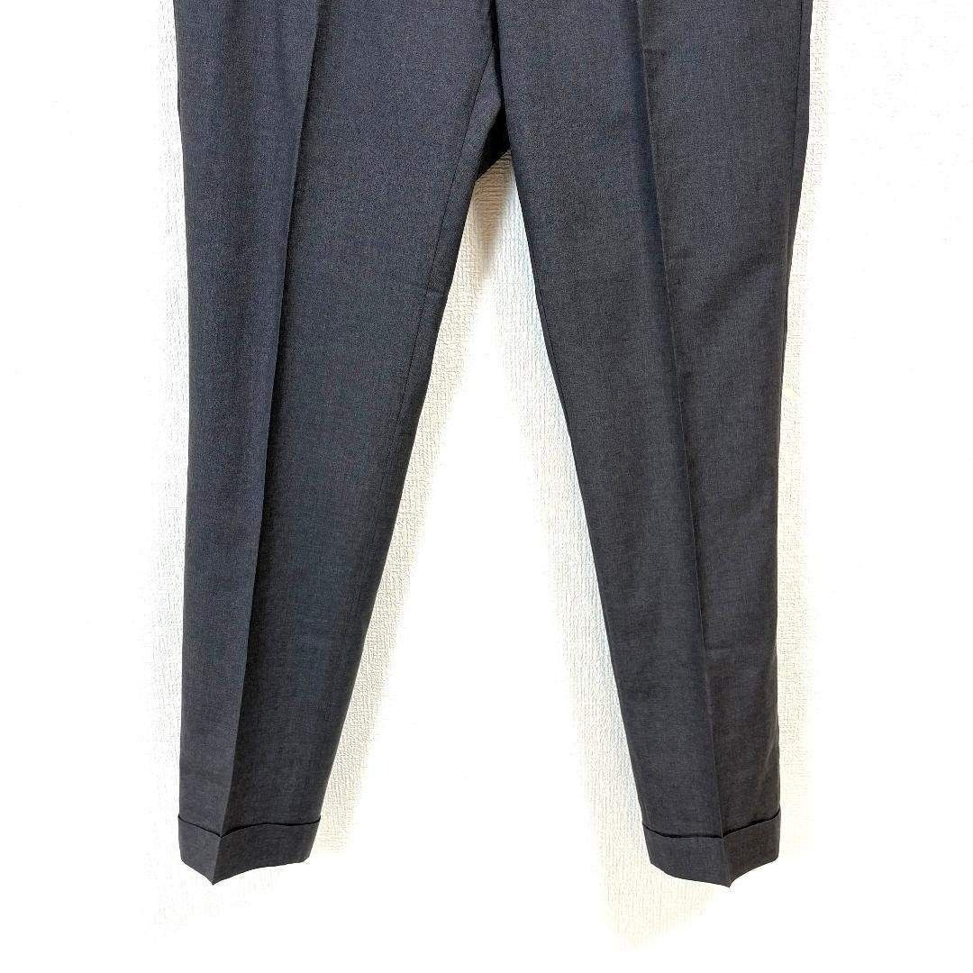  INCOTEX BEAMSF スーパー100 sスラックス ダークグレー 48 スラックス パンツ
