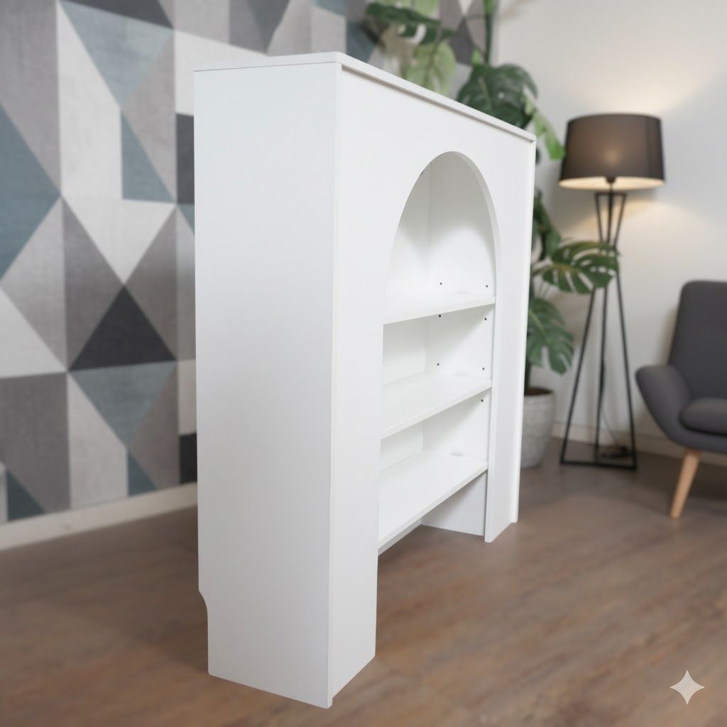 E マントルピース 収納 棚 完成品 ラック 幅80オープンラック ディスプレイラック FF16763