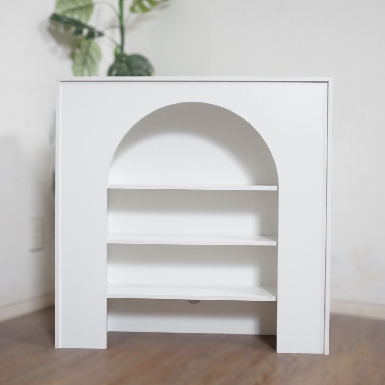 E マントルピース 収納 棚 完成品 ラック 幅80オープンラック ディスプレイラック FF16763 MARWIL-DEMENAGEMENTS_CH