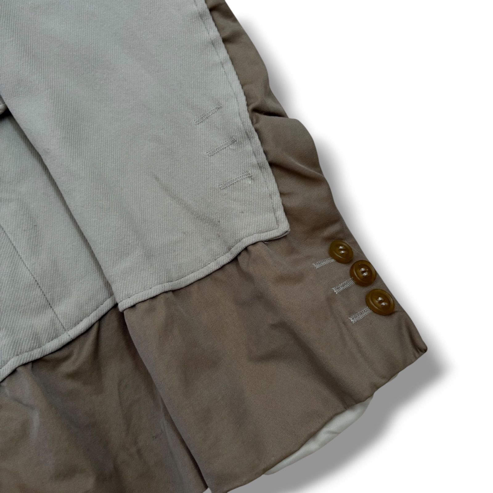 COMME des GARCONS HOMME PLUS EVER GREEN】縮絨ドッキングジャケット 
