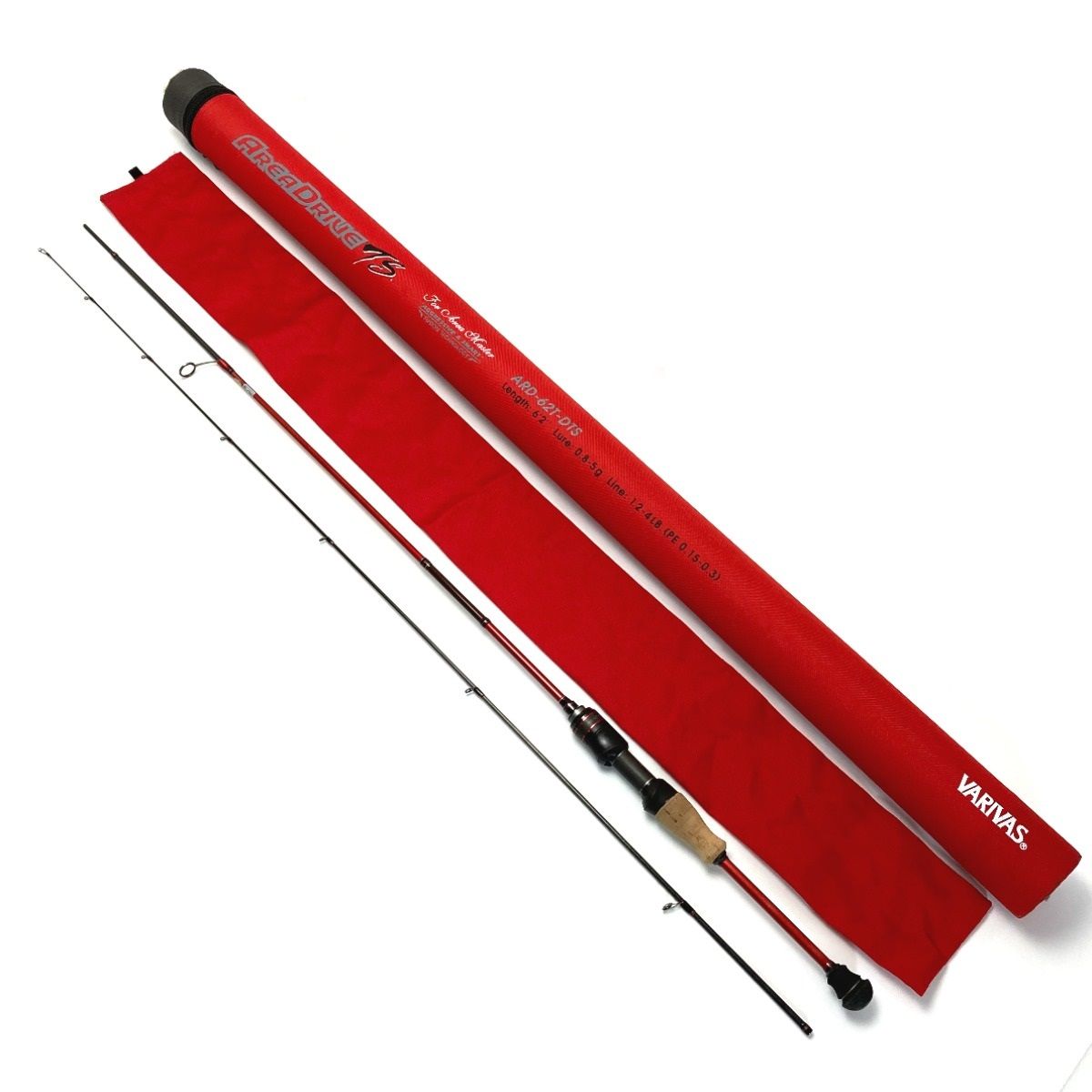 VARIVAS バリバス エリアドライブ TS ARD-62T-DTS ルアーロッド ベタつき有 竿袋 ケース付き