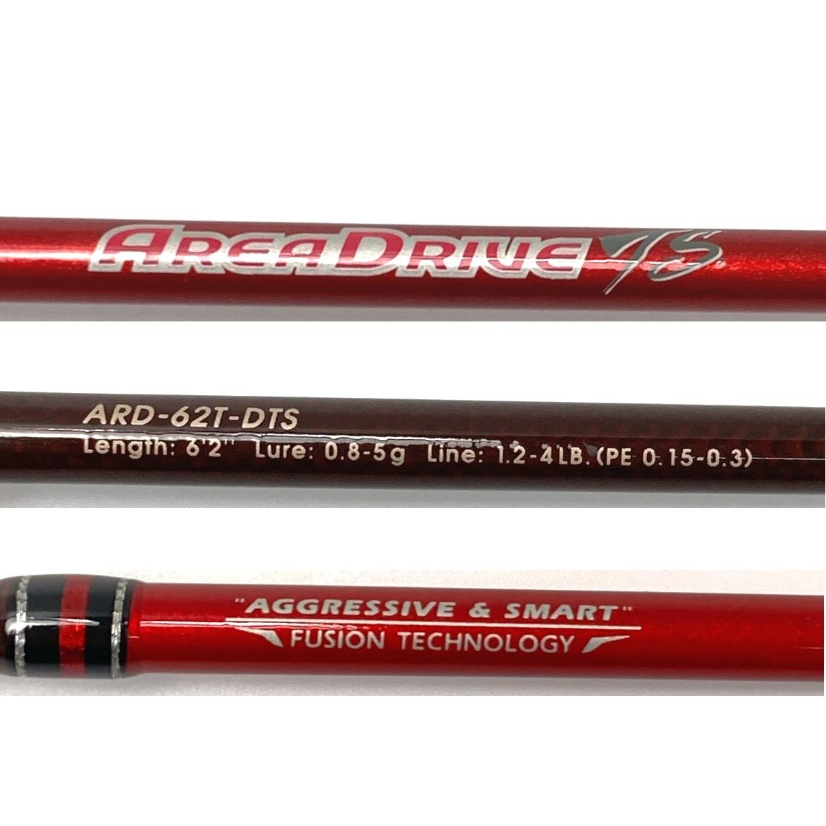  VARIVAS バリバス エリアドライブ TS ARD 62 T DTS ルアーロッド ベタつき有 竿袋 ケース付き ルアーロッド ロッド