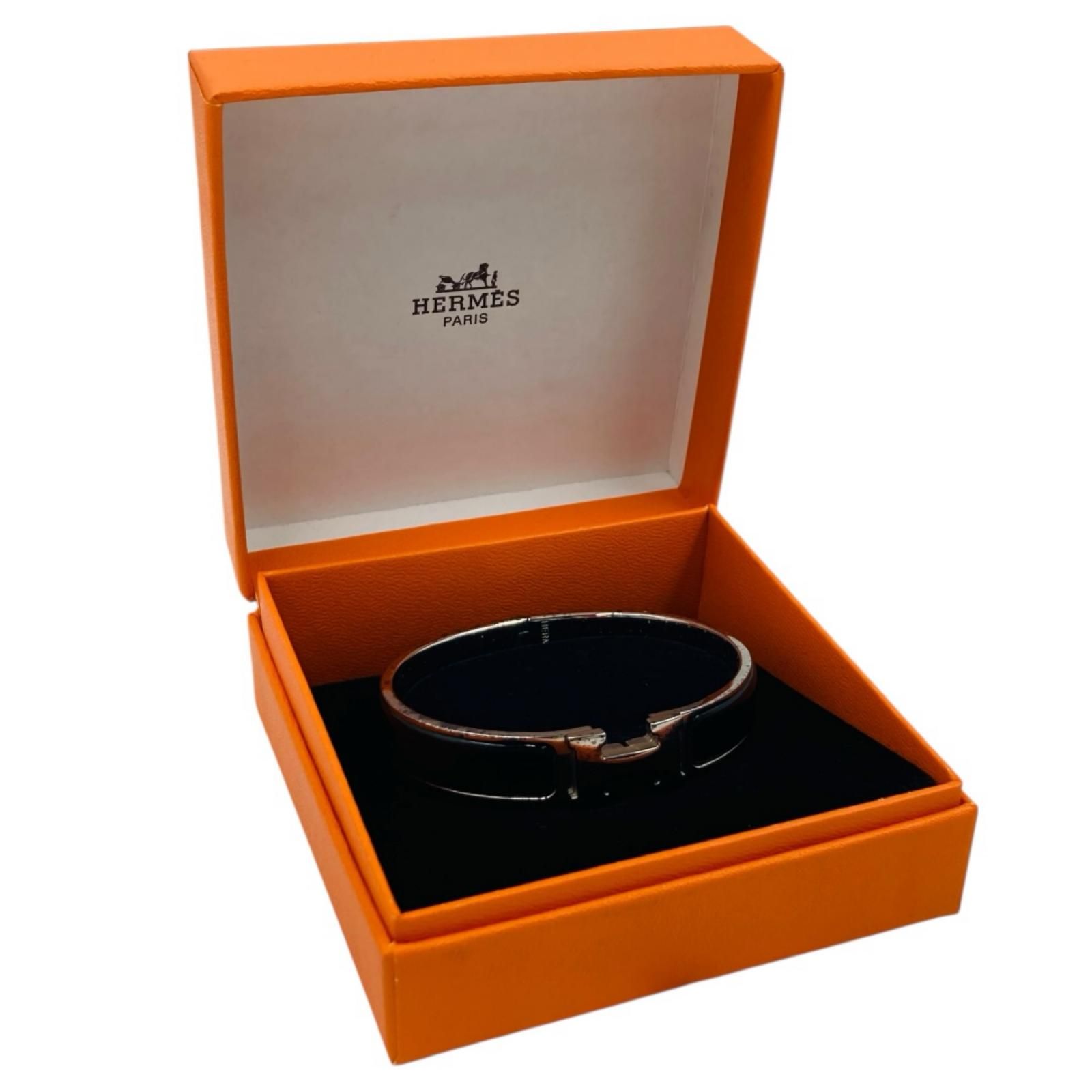 HERMES エルメス クリッククラック クリックH ピンク PM バングル ブレスレット