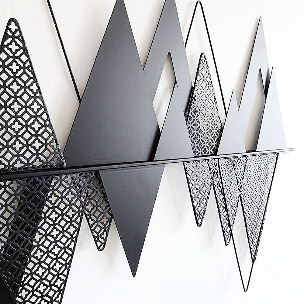 ウォールアクセント ブラック