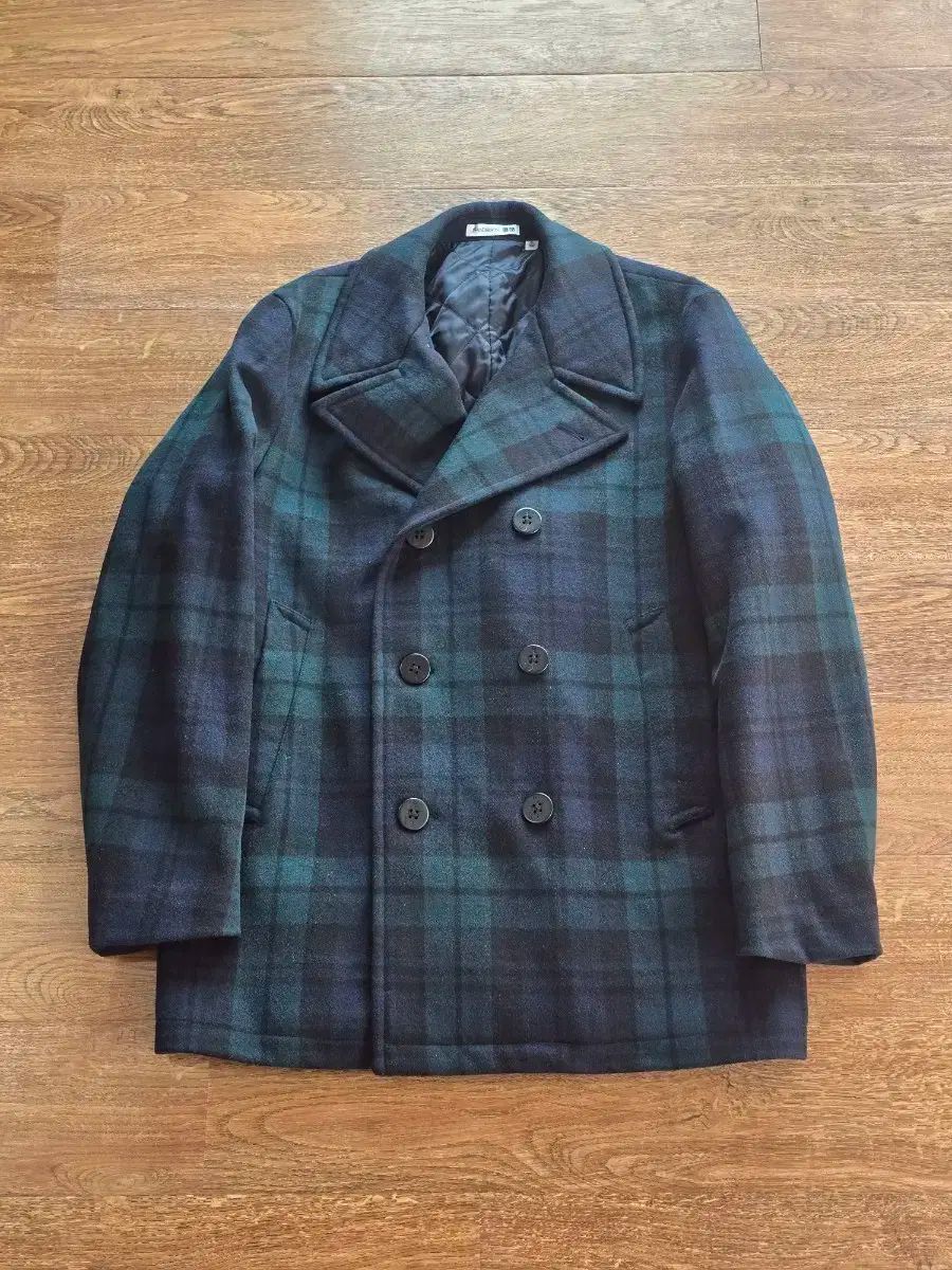 UNIQLO ユニクロ x Kinloch Anderson キンロックアンダーソン ブラックウォッチ ピーコート XL