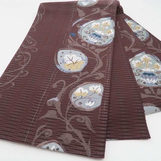 穏やかな色彩美に異国情緒をのせて 袋帯