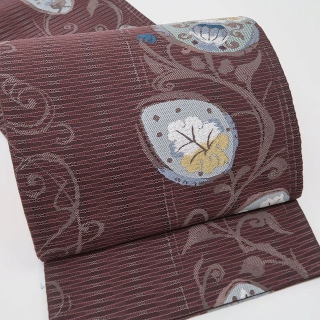  ❁tomihisa❁ やまと誂製 コプト献上 着物 正絹 全通 穏やかな色彩美に異国情緒をのせて 袋帯 7055 袋帯 帯