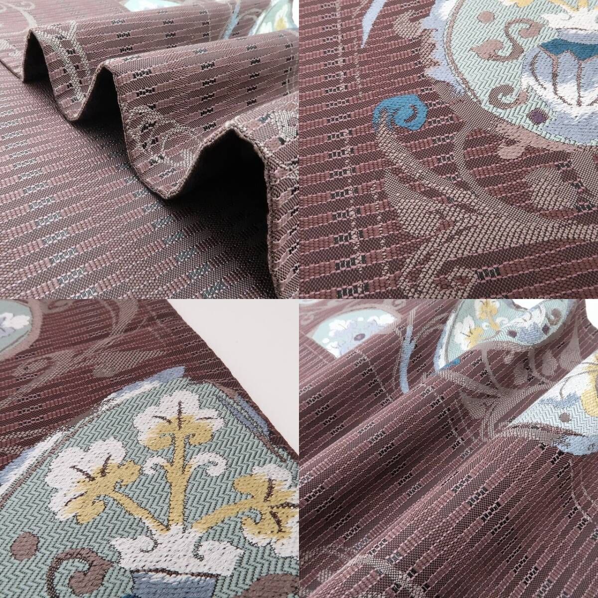 穏やかな色彩美に異国情緒をのせて 袋帯