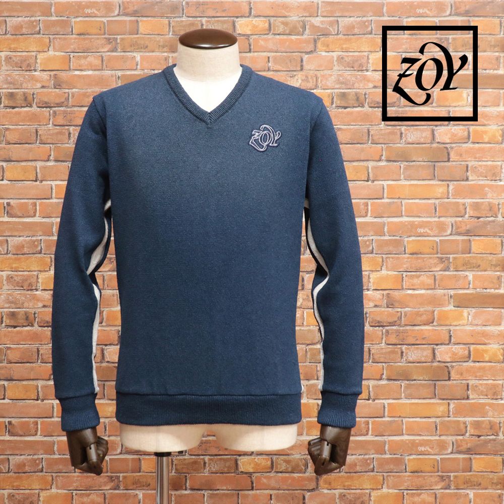 新品・タグ付き】ZOY クルーネックセーター ZOY/1(M)サイズ/長袖ニット