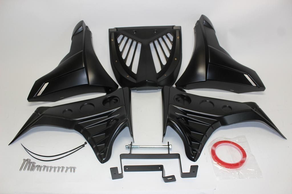 品 Rebel 250 レブル250 2017 2019 2020 2025 サイド＆アンダーカウルセット 黒