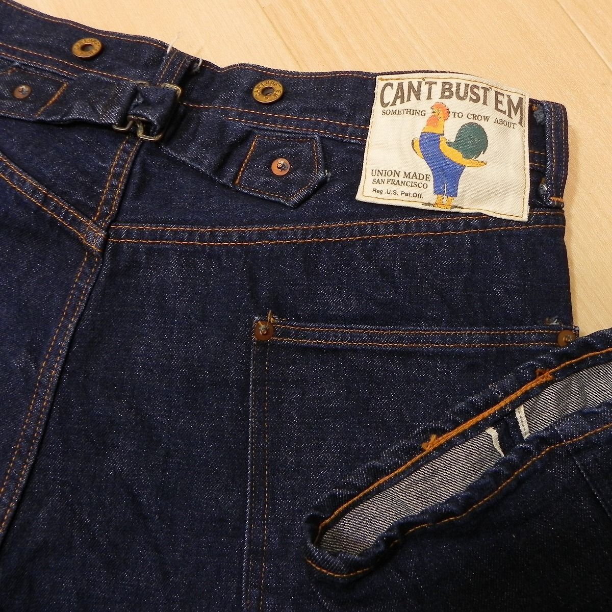 805 Can t Bust m Denim Pants キャントバステム 95896 ヴィンテージ 復刻 w 34 ラギットミュージアム ペインター ロガー