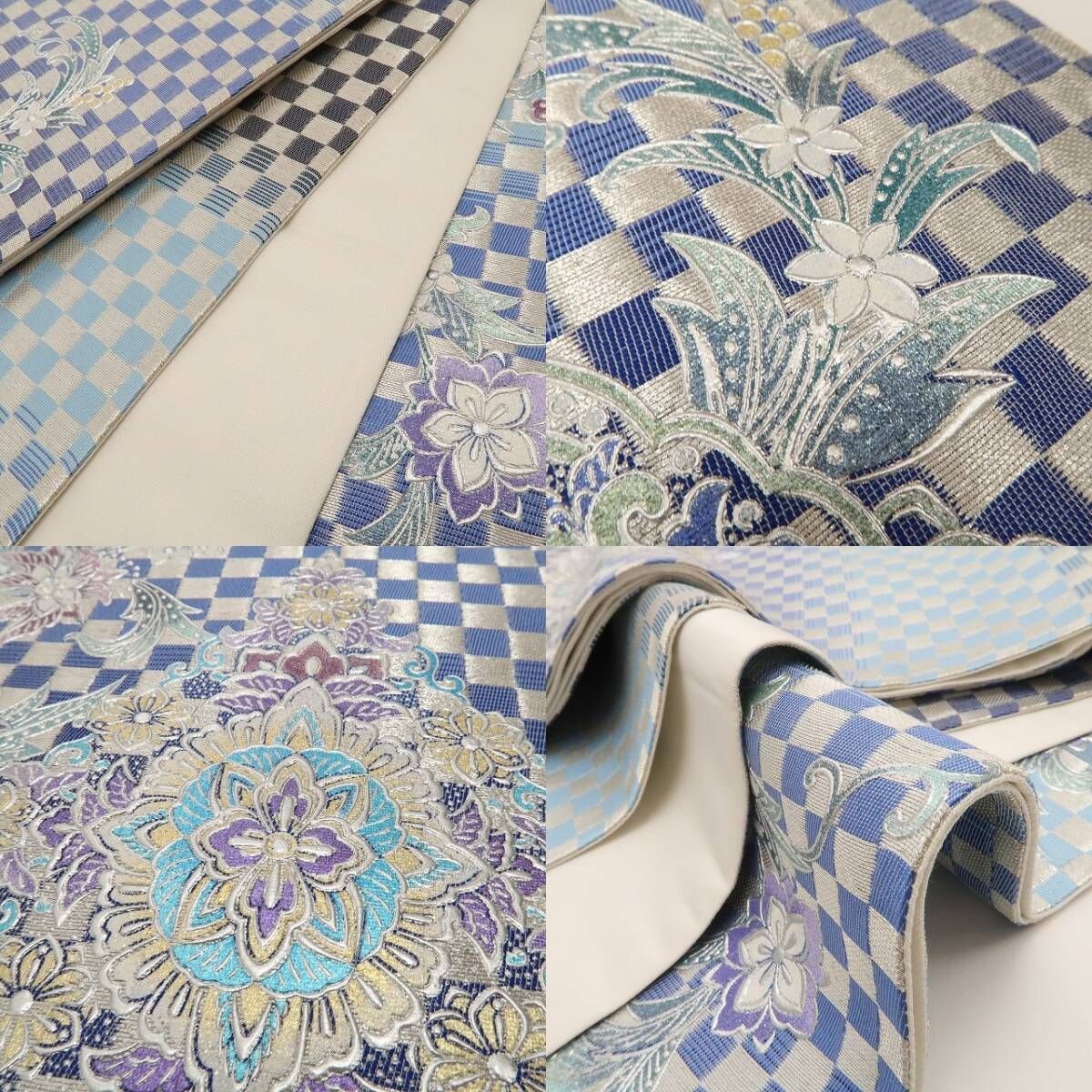 和装フォーマルに金彩友禅で華を咲かせて 袋帯