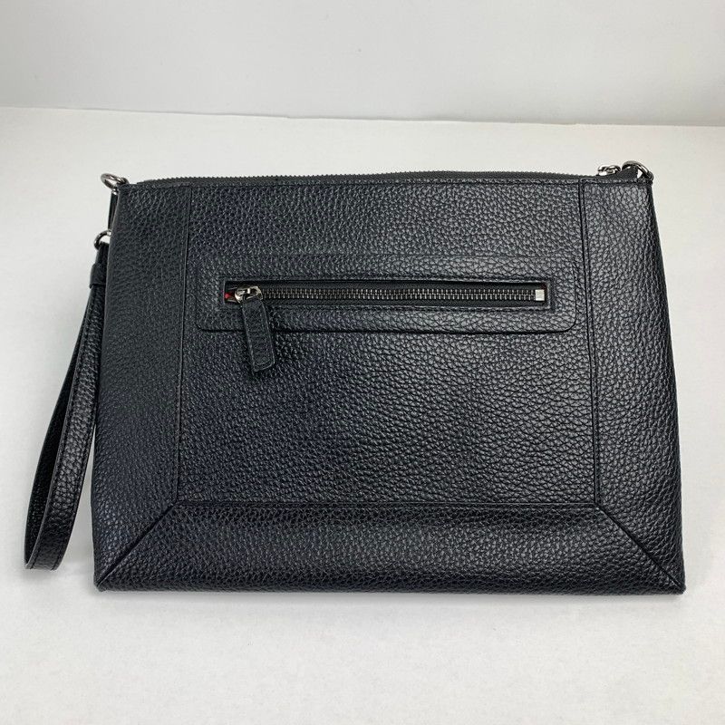 品 CHRISTIAN LOUBOUTIN クリスチャン ルブタン スパイク スタッズ レザー クラッチバッグ カバン 180-251104-mh-02-fuz